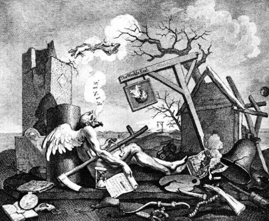 rycina Williama Hogartha (1697-1764) (ze zb. Wyd. słowo/obraz terytoria)