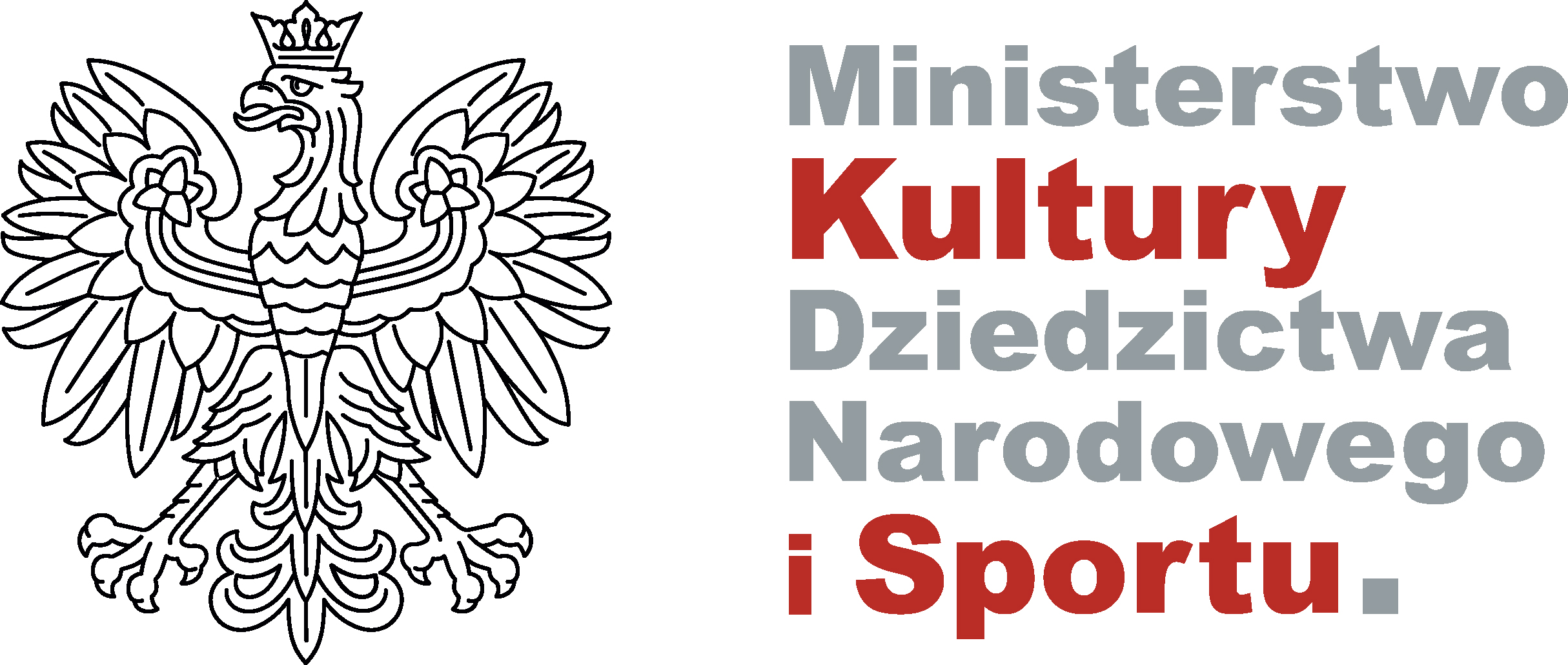 logo znak ministerstwa kultury, dzidzictwa narodowego i sportu