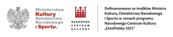 logotypy Ministerstwa kultury dziedzictwa narodowego i sportu oraz Narodowego Centrum Kultury