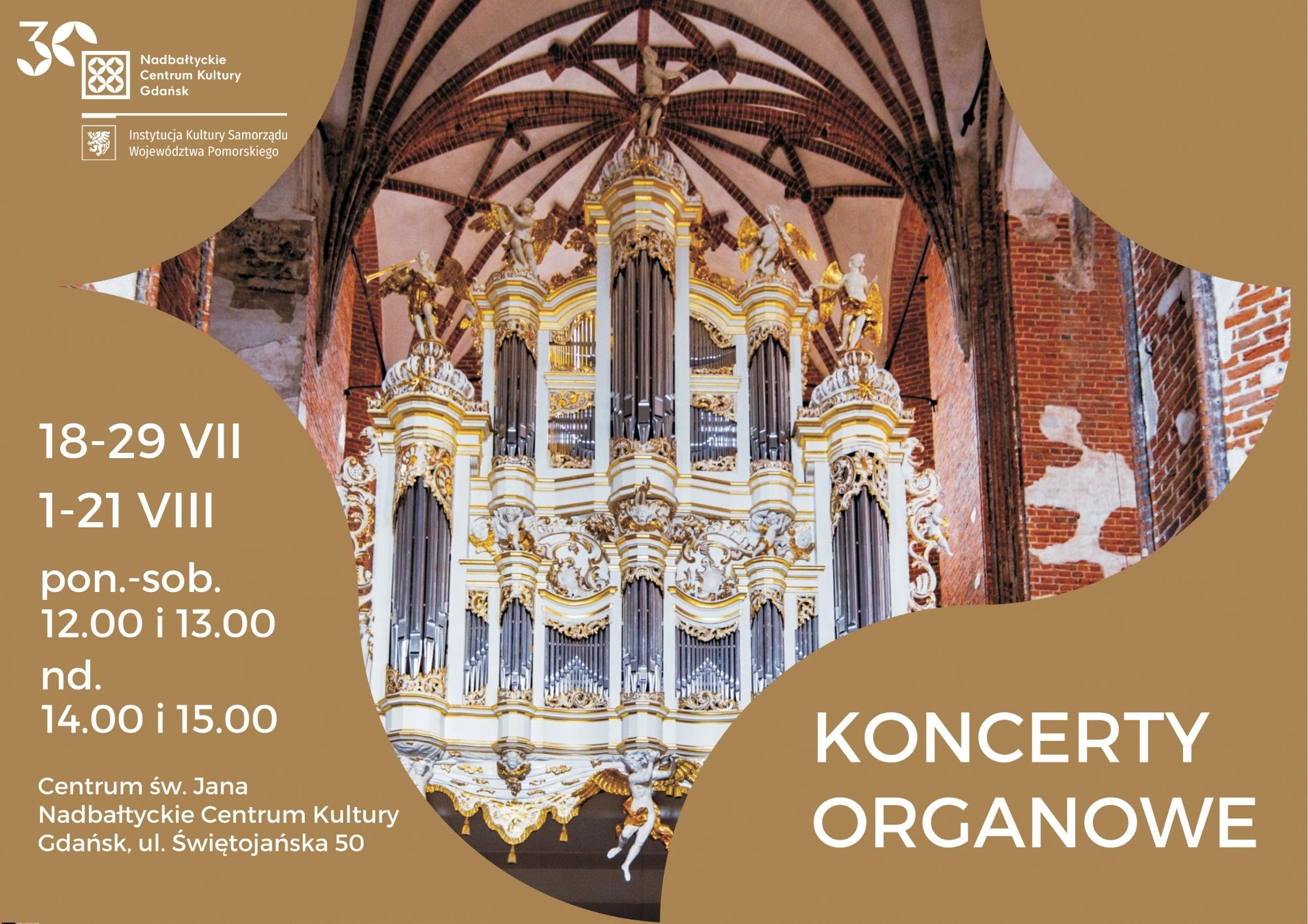 Koncerty organowe w Centrum św. Jana