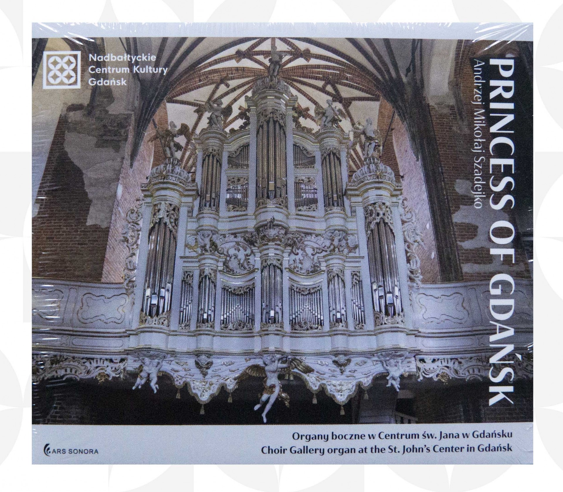 Okładka płyty CD. Organy w Centrum św. Jana