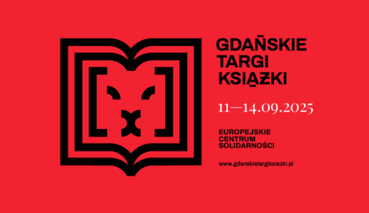 grafika do gdańskich targów ksiązki (charakterystyczny tygrys z książki na czerwonym tle)