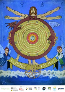 ilustracja jezusa i aniołów