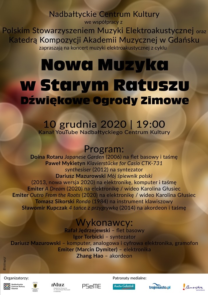 Nowa Muzyka w Starym Ratuszu Nadbałtyckie Centrum Kultury