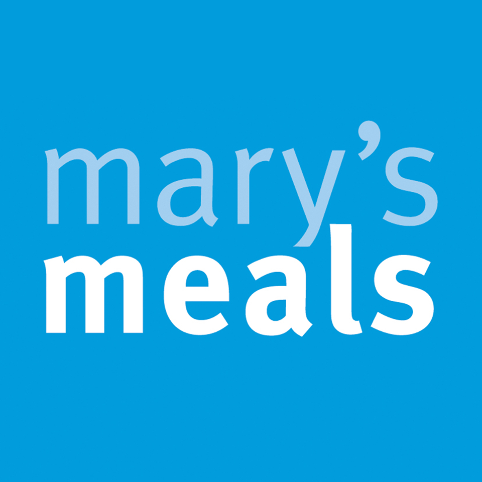 logo fundacji mary's meals - napis 