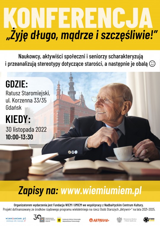 Konferencja Żyję długo, mądrze i szczęśliwie!