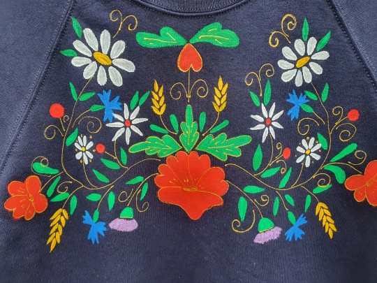 Bluza z kociewskim wzorem ludowym