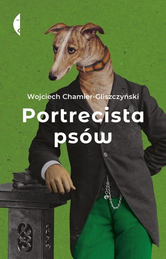 okładka ksiązki portrecista psów pies we fraku i spodniach