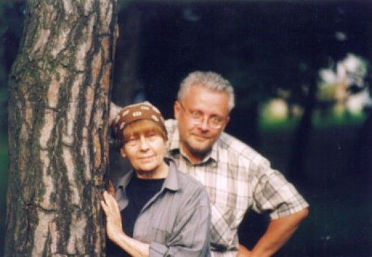 Alina Afanasjew z synem Włodzimierzem Jerzym Afanasjewem