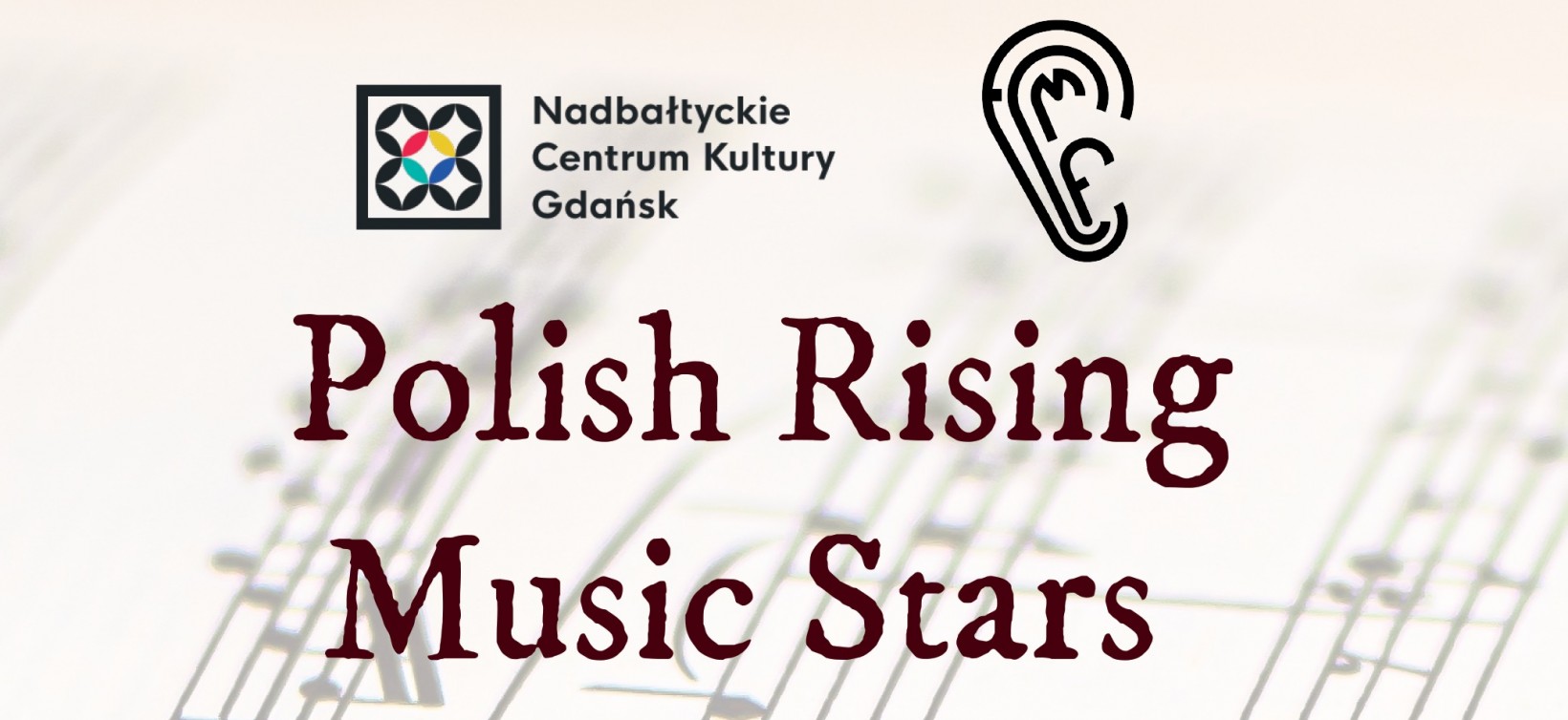 fotografia zeszytu z nutami na nim napis "polish rising music stars"