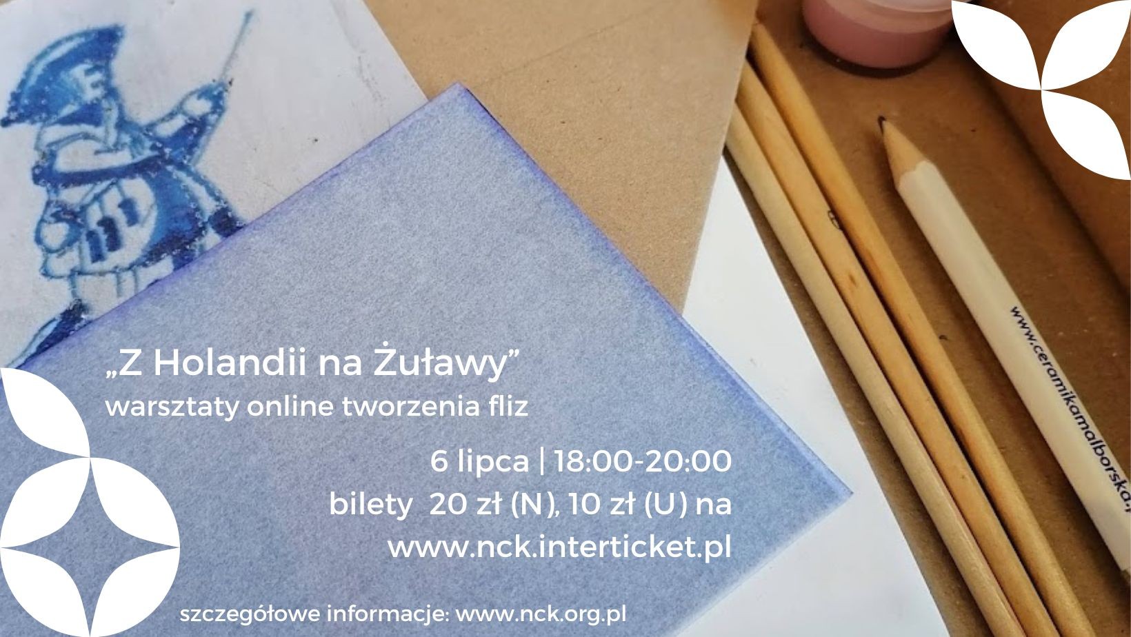 „Z Holandii na Żuławy” – warsztaty tworzenia fliz [ONLINE]