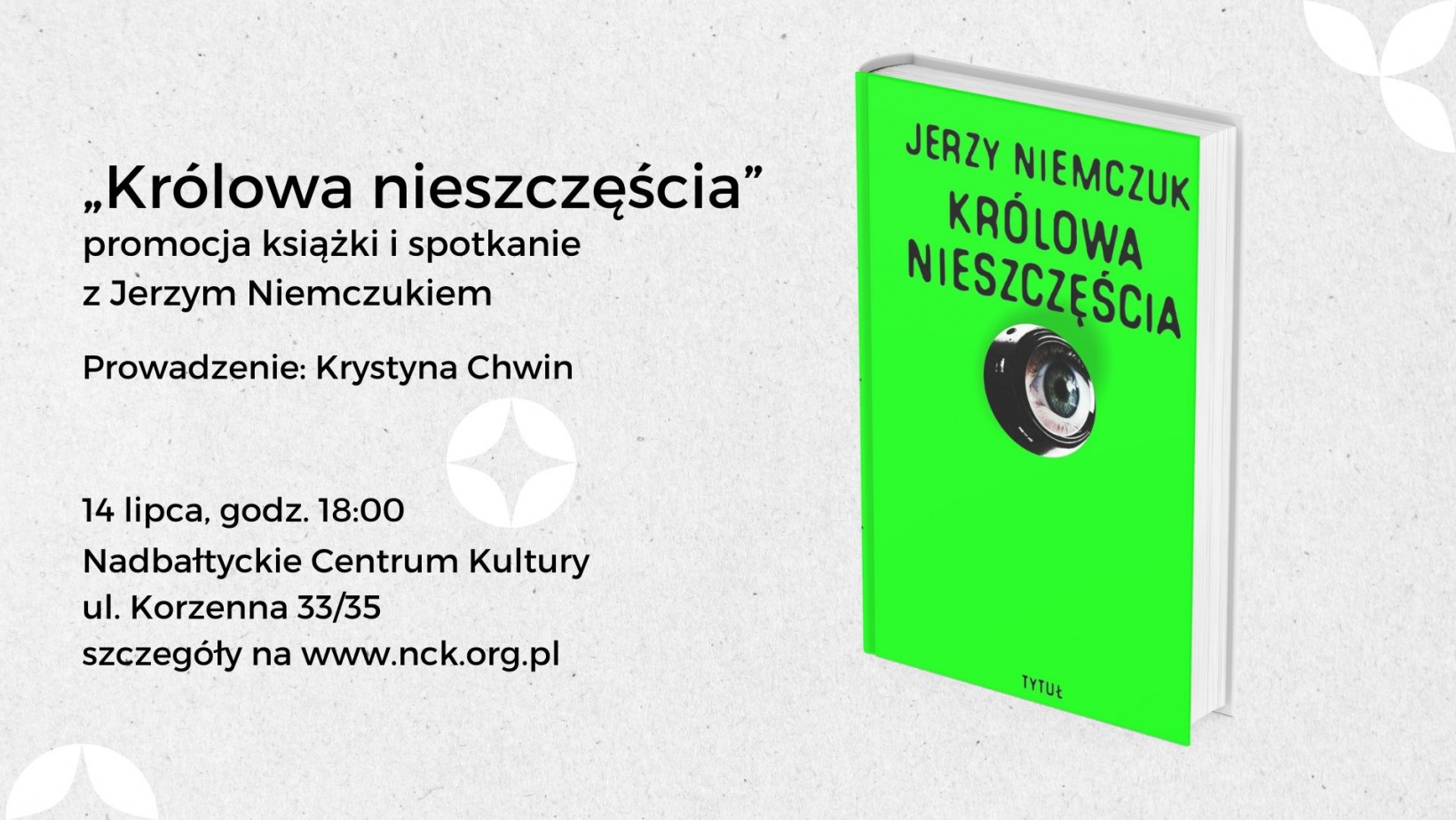 Królowa nieszczęścia. Promocja książki i spotkanie z Jerzym Niemczukiem