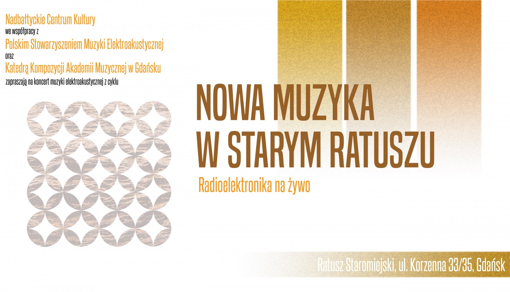 Nowa Muzyka w Starym Ratuszu koncert 13 października 2022 Radioelektronika na żywo