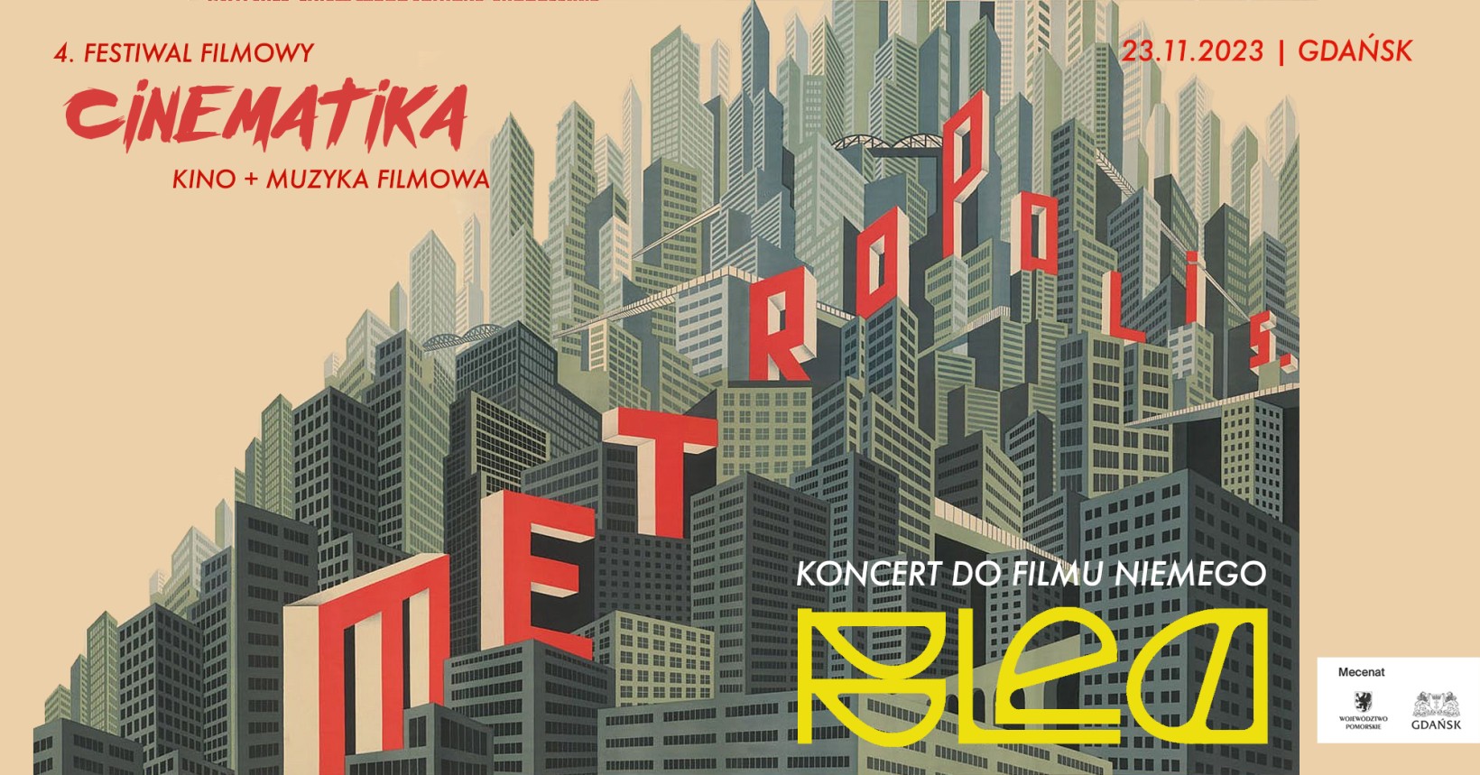 Koncert kina niemego / BLED gra do filmu Metropolis