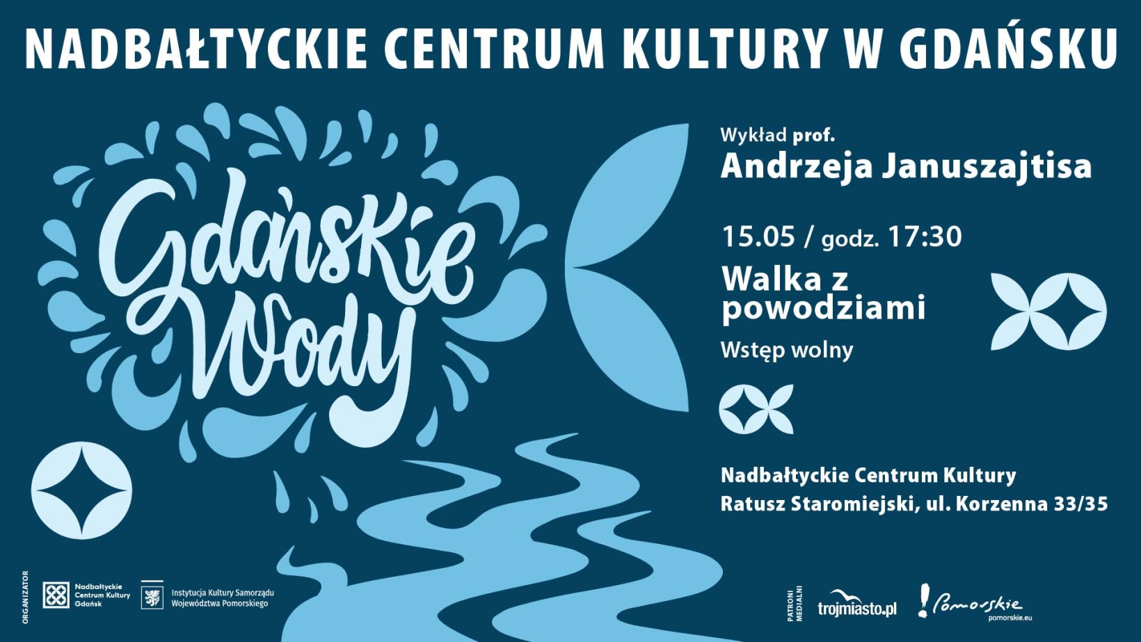 Ozdoban grafika. Tytuł wykładu Walka z powodziami