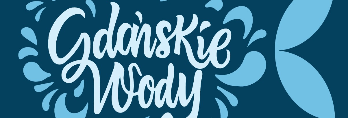 Ozdobny napis Gdańskie wody