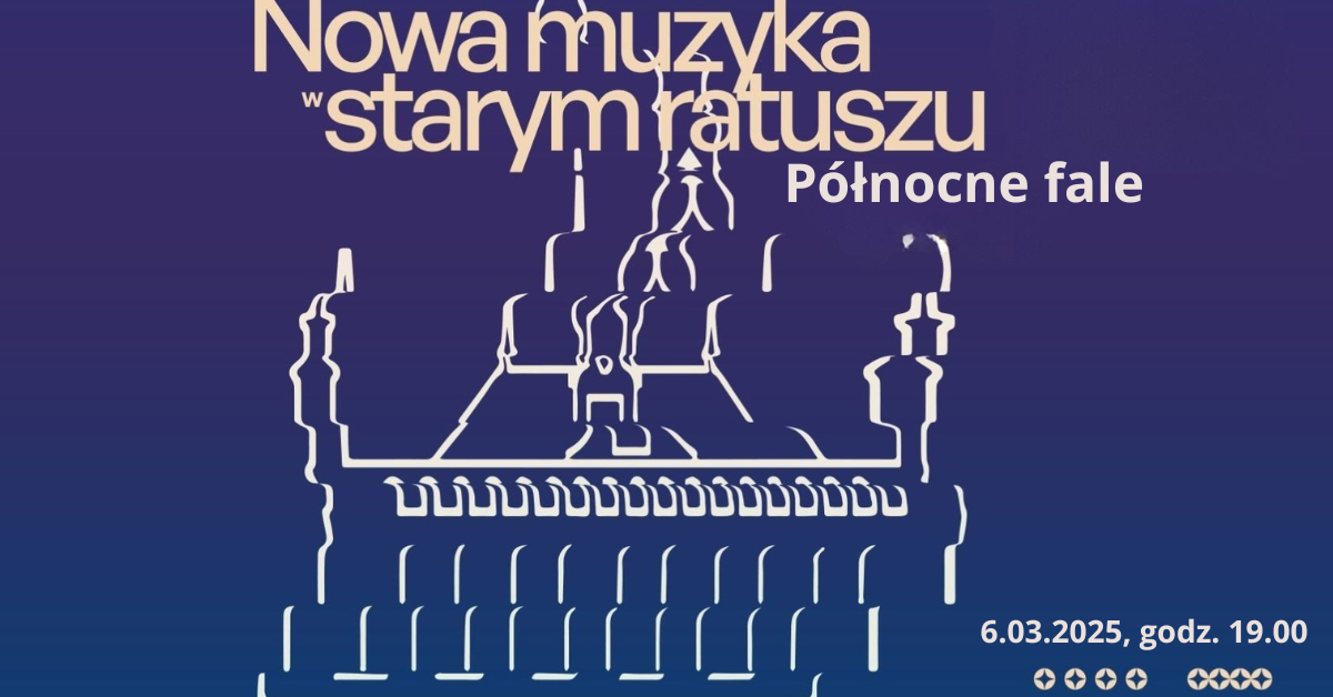 plakat do wydarzenia, grafika z ratuszem i nazwą