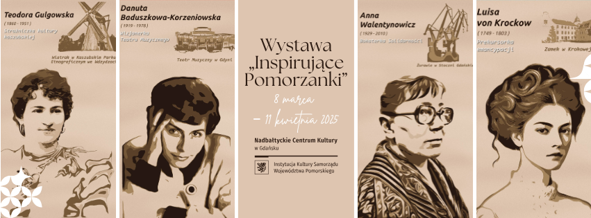 wystawa inspirujące pomorzanki, grafika baner www z tymi pomorzankami 