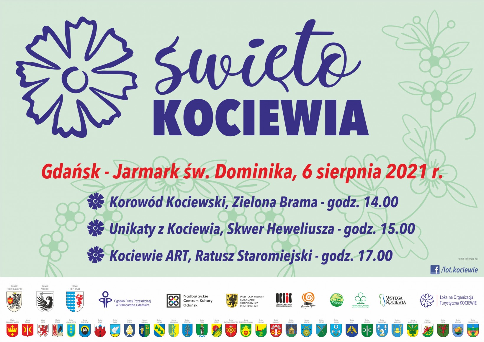 grafika z napisem "święto kociewa"