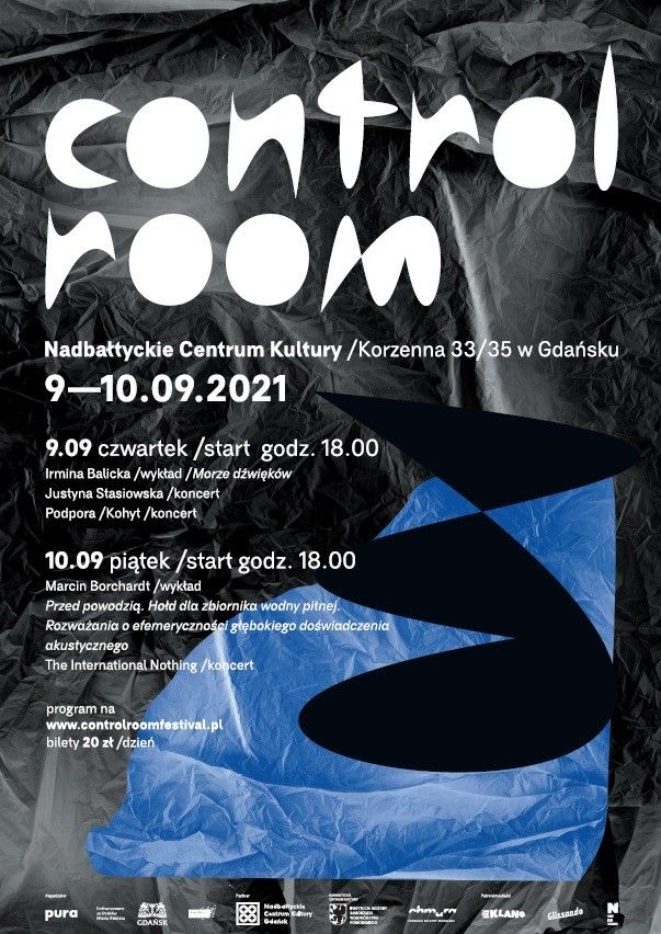 plakat festiwalu control room 9-10.09.2021