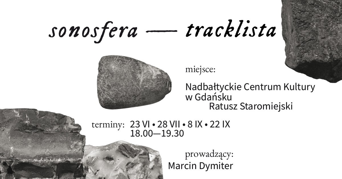 TRACKLISTA SONOSFERA PLAKAT