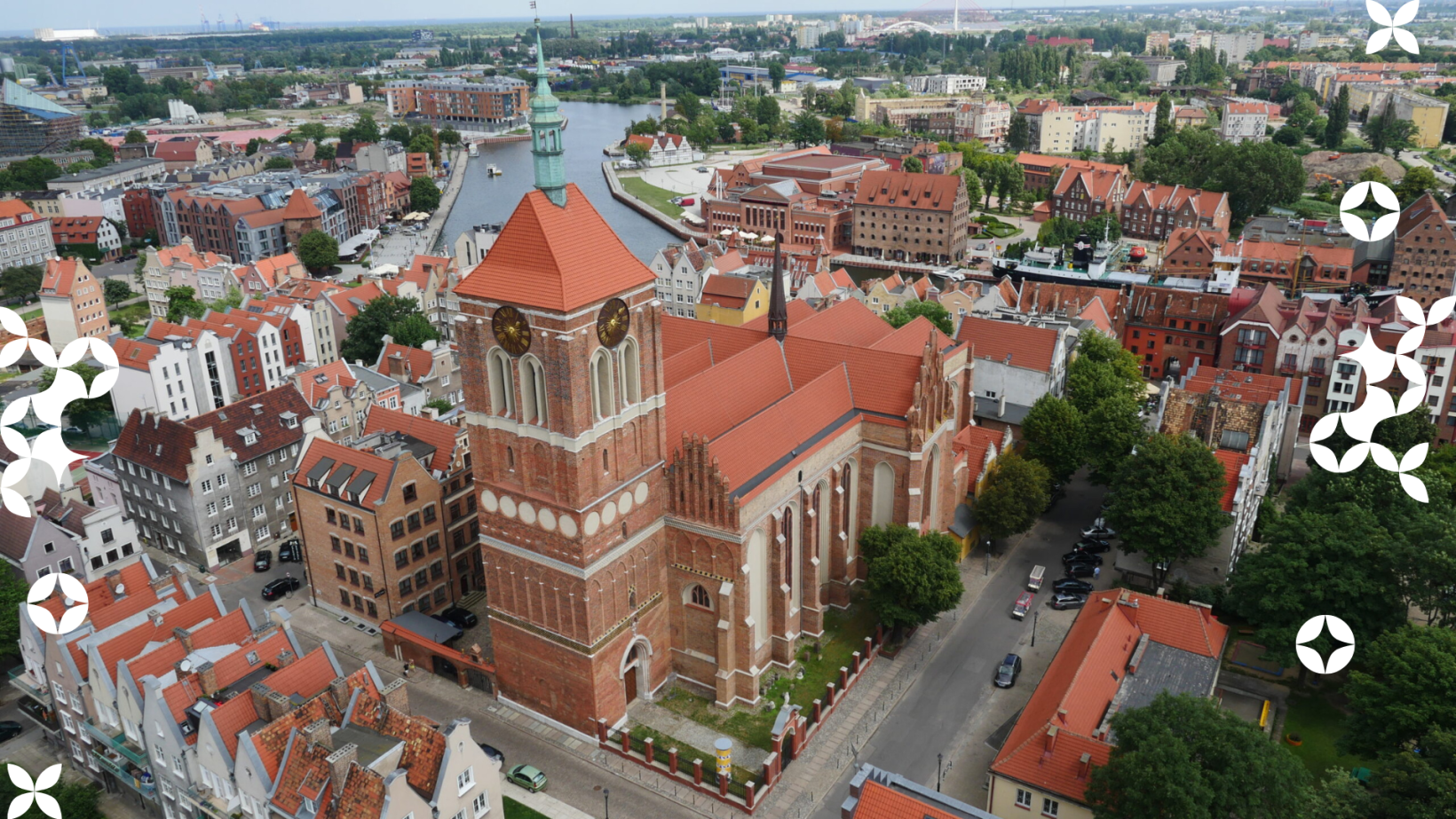 zdjęcie centrum św. Jana z naszymi wzorkami po boku 