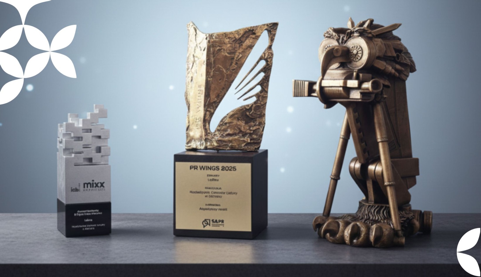 zdjęcie trzech statuetek