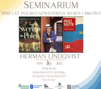 Seminarium "1000 lat polsko-szwedzkich wojen i miłości" Herman Lindqvist