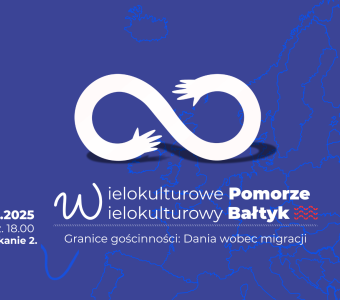 grafika z symbolem nieskończoności, które kończy się rękoma, nazwą wydarzenia