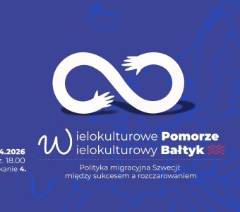 grafika granatowa, biały napis