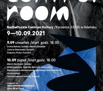 plakat festiwalu control room 9-10.09.2021