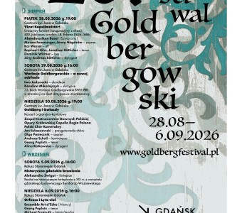 Goldberg Festival Gdańsk plakat informacyjny