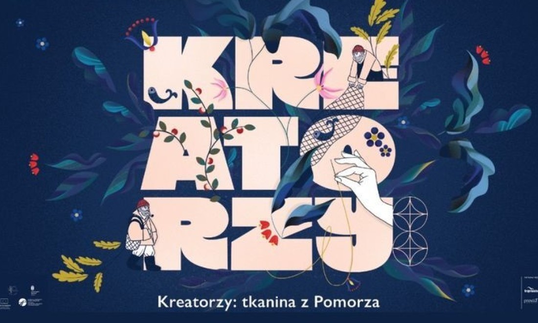 kreatorzy plakat, motywy ludowe, haft kaszubski