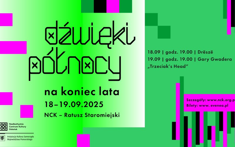 grafika do wydarzenia dźwięki północy na koniec lata