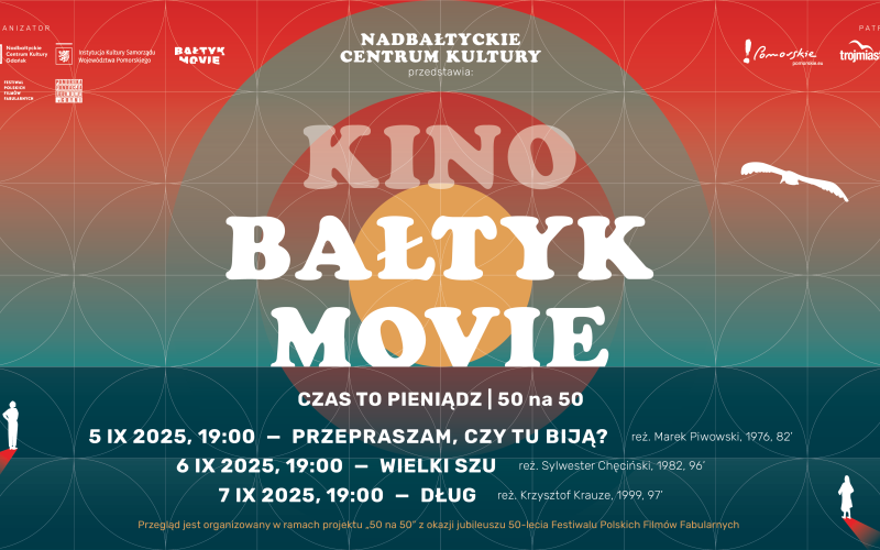 grafika do projektu bałtyk movie, z napisami o filmach 