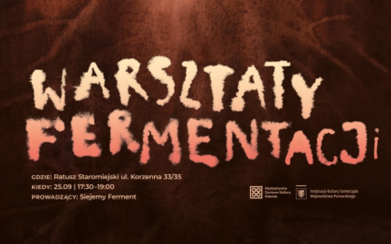 grafika z napisem "warsztaty fermentacji"